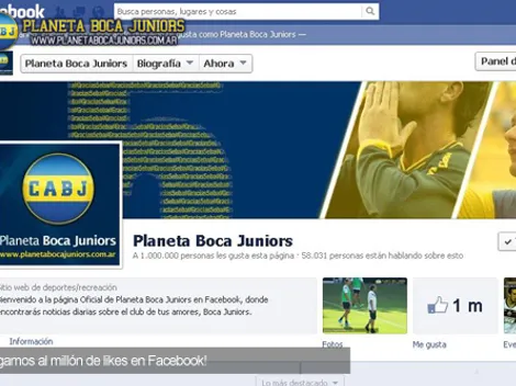¡Llegamos al millón de likes en Facebook!