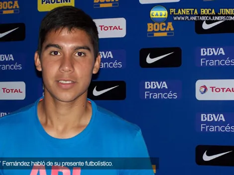 ‘Pol’ Fernández: “La gente de Boca es algo increíble”