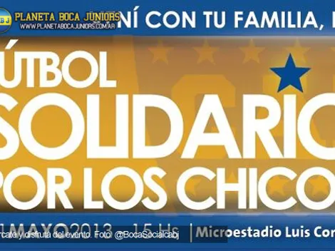Fútbol solidario por los chicos