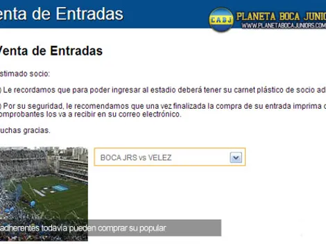 Se extendió la venta para adherentes vía internet