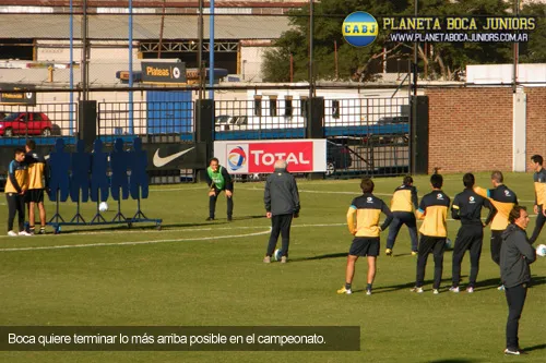 Entrenamiento Boca