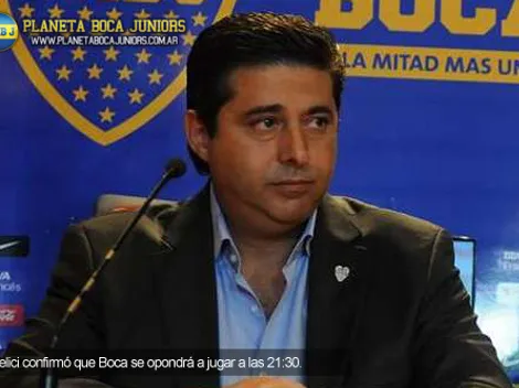Boca se opondrá a jugar a las 21:30