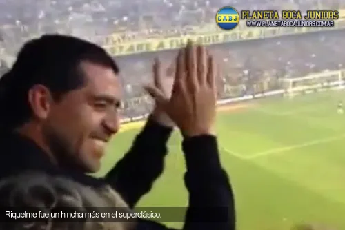 riquelme hincha boca river boca boca