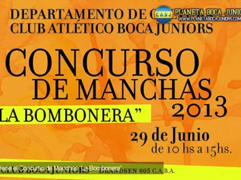 Mañana se realiza el concurso de manchas "La Bombonera"