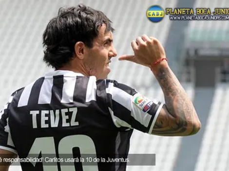 Tevez: "Ya usé la 10 de Maradona"