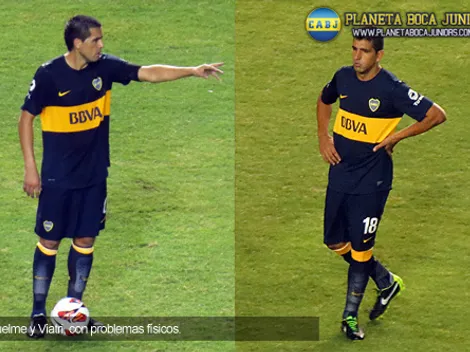 Riquelme y Viatri, esguinzados