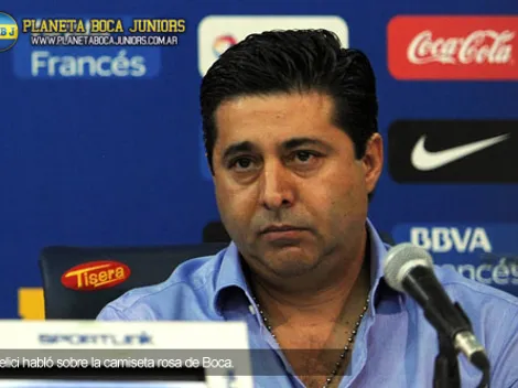 Angelici: “La camiseta rosa la usan muchos en Europa”