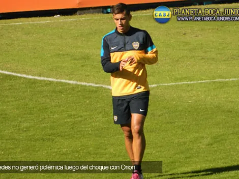 Paredes: "Ni bien terminó la práctica, Orion me pidió disculpas"