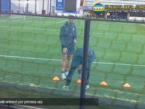 Gigliotti realizó su primera práctica en Boca