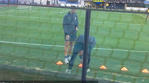 Gigliotti realizó su primera práctica en Boca