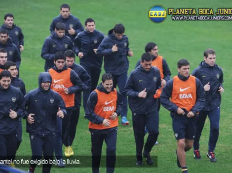 Relajados bajo la lluvia
