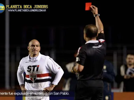 Clemente, expulsado en su debut