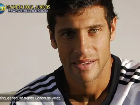 "Sebastián Domínguez va a seguir siendo jugador de Vélez"