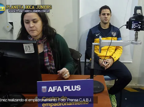 Varios jugadores de Boca se empadronaron en AFA Plus