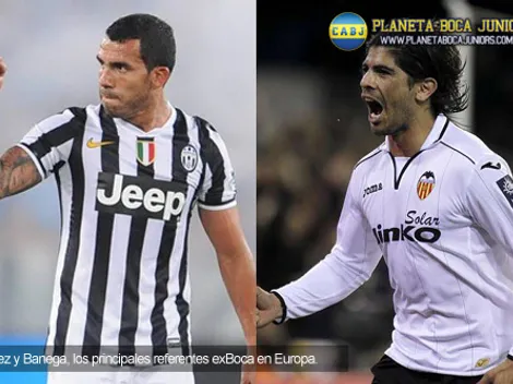 Los exBoca en competencias europeas