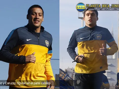 Parte médico: Pérez, descartado; Caruzzo, en duda