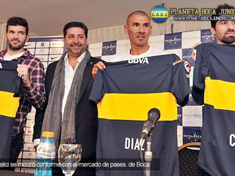 Angelici: "A los muchachos se los ve más contentos"