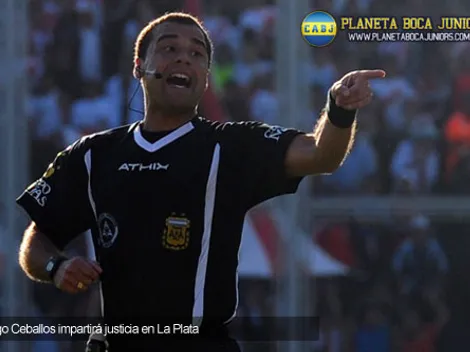 Árbitro definido para la visita a La Plata