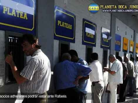 Venta de entradas para adherentes vs. Rafaela