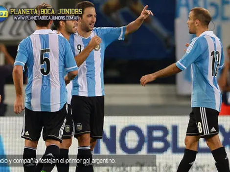 Con un gol de Banega, Argentina venció a Italia