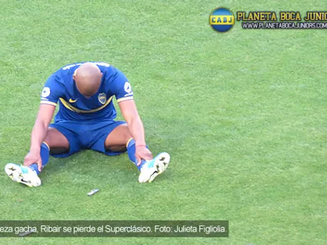 Ribair, desgarrado y afuera del Superclásico