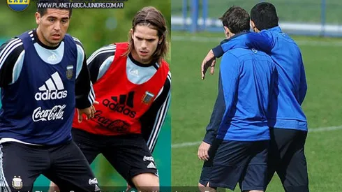 ¿Cómo les fue a Gago y Riquelme jugando juntos?