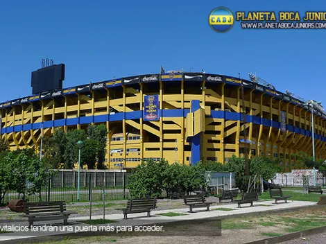 Nueva puerta de acceso a la cancha para vitalicios