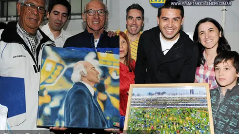 Homenaje a Bianchi y Riquelme