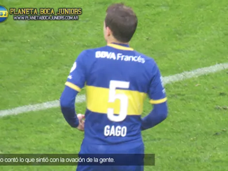 Gago: “Que la gente de Boca me ovacione es algo único”