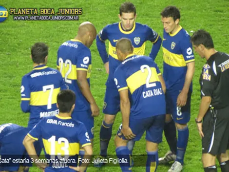 El "Cata", desgarrado y en duda para el Superclásico