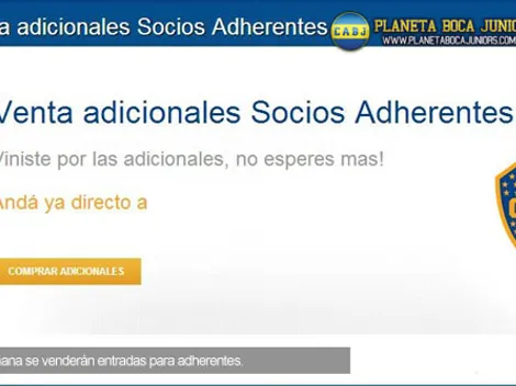 Entradas para adherentes y Abono Solidario vs Racing