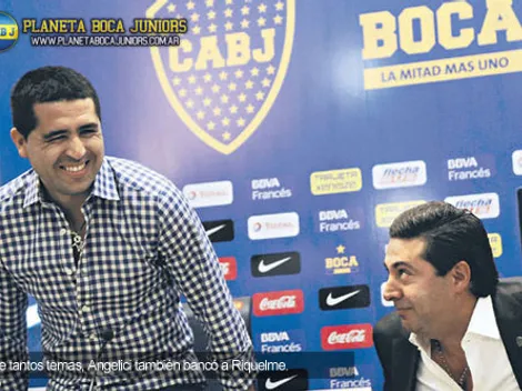 Angelici: "Riquelme tiene que estar, es un indiscutido"