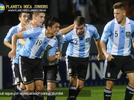 Seis juveniles Xeneizes entrenan con las Selecciones juveniles