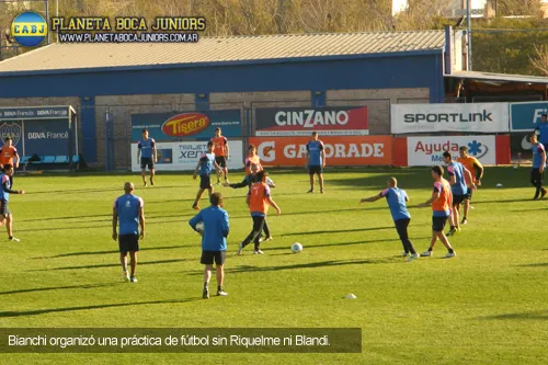 entre ensayo futbol sin riquelme blandi boca boca