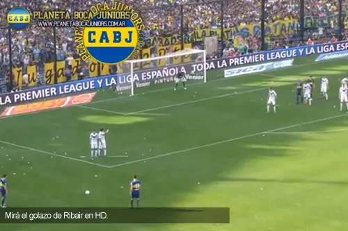 video gol ribair gago velez boca boca