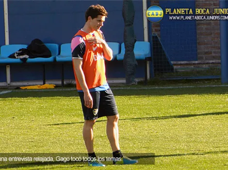 Gago: "Boca es el lugar donde más cómodo me siento"