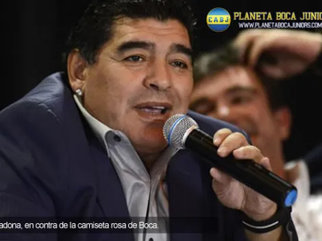 Maradona: “Estoy enfermo por la camiseta rosa”