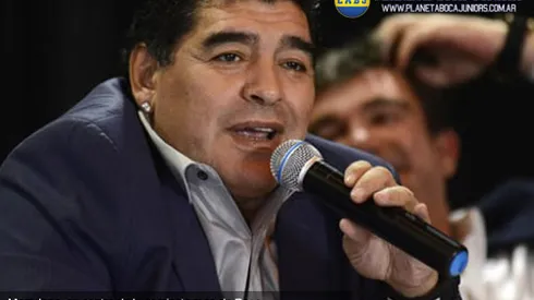 Maradona: “Estoy enfermo por la camiseta rosa”