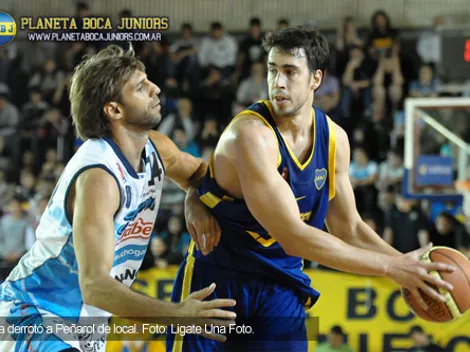 El equipo de básquet se prendió arriba