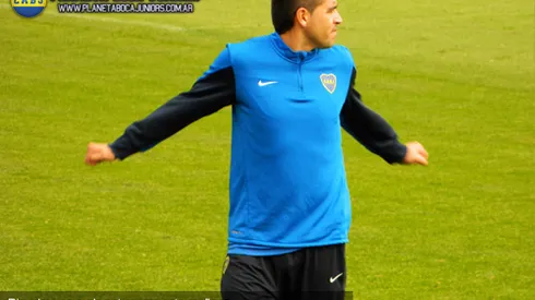 Riquelme no se entrenó por un cuadro febril