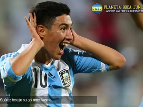 Con un gol de Suárez, Argentina venció a Austria