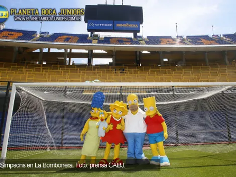 ¿Boca en un capítulo de Los Simpsons?