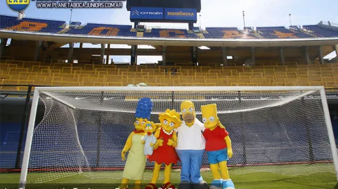 ¿Boca en un capítulo de Los Simpsons?