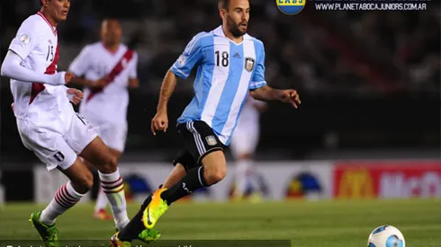 Con un gol de Palacio, Argentina le ganó a Perú