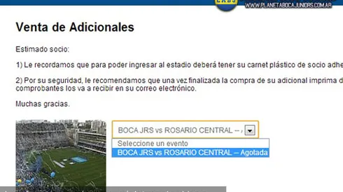 Los adherentes agotaron sus entradas