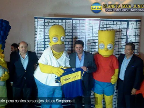 Los Simpsons llegaron a La Boca