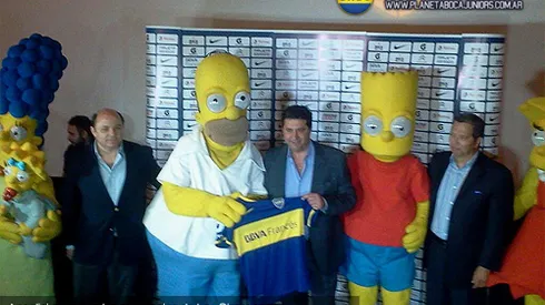 Los Simpsons llegaron a La Boca