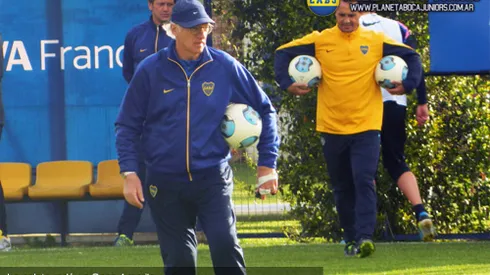 Primera práctica de fútbol de cara al Superclásico