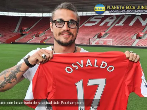 Osvaldo: “Sueño con jugar en Boca”