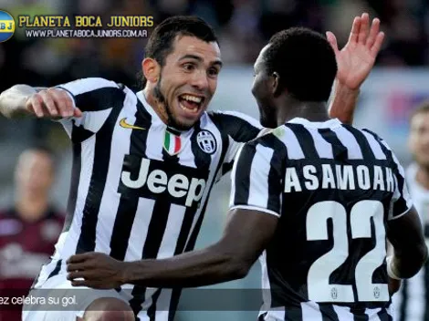 A la punta con Tevez